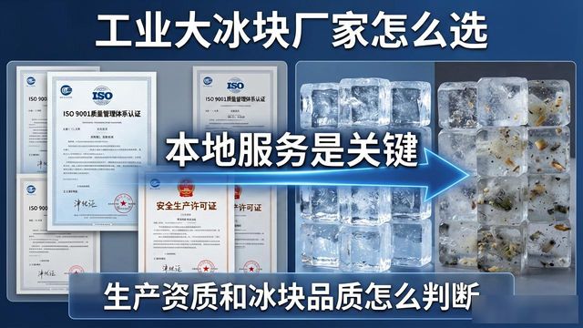 工业大冰块厂家怎么选？溧阳本地服务是关键