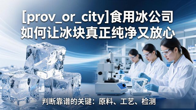 溧阳食用冰公司如何让冰块真正纯净又放心